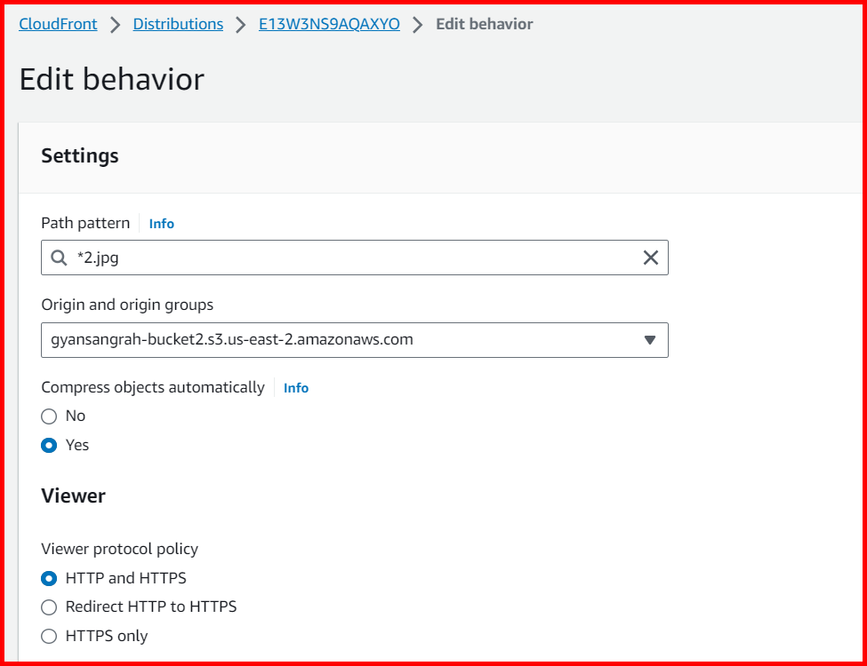 Picture showing the Create Behavior screen for creating second behavior